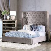 Mirabelle Bed Model Cm7679Gy By Furniture Of America